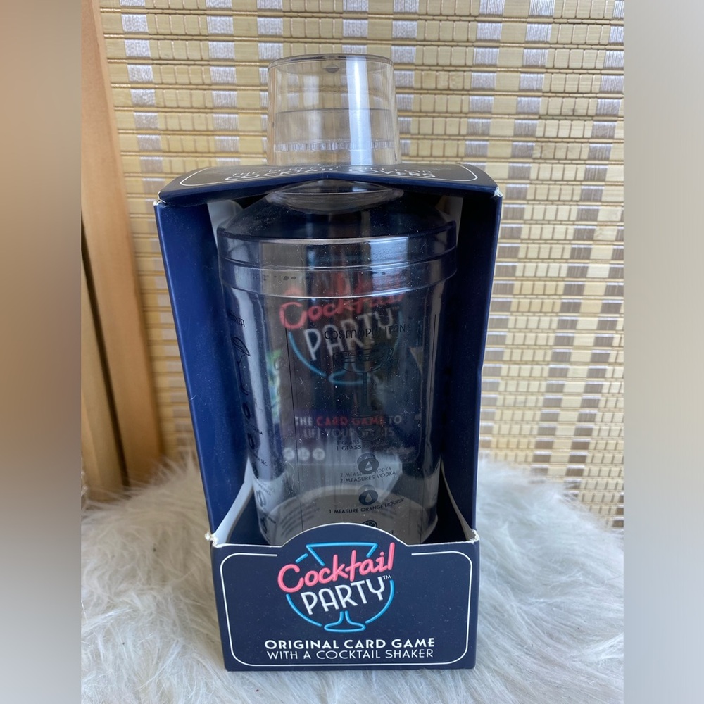 Ridley's Cocktail Party  Original Card Game with Cocktail Shaker NIB